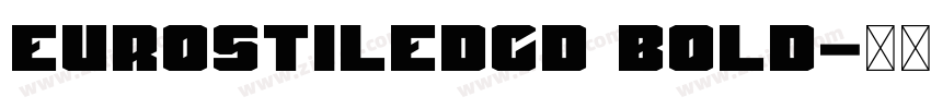 eurostiledcd bold字体转换